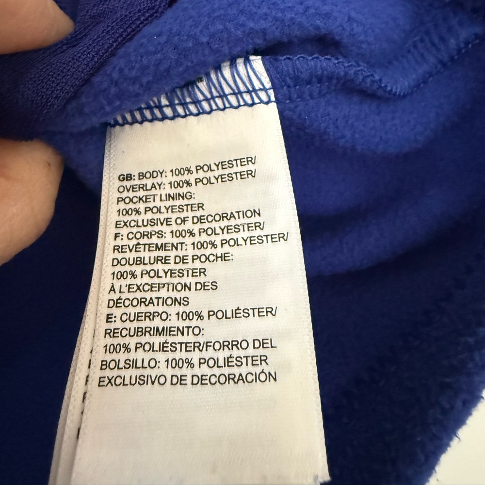 The North Face Toddler 6T Blue Fleece Full Zip Jacket - Picture 4 of 6